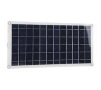 Jonlaki Panel Solar de 10W IP65 de Alta Conversión Flexible con Toma USB para Teléfonos y Dispositivos