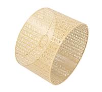 Jonlaki Pantalla de Lámpara E27 E14 Clamp/Holder en Forma de Hoja de Abeto, Cubierta de Pantalla Decorativa de Metal Hueca para Lámpara de Techo de Pared de Mesa, Color Dorado (GOLD)