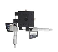 Jonlaki Plataforma de Micrómetro Digital SEMXY80-AS 80x80 Mm con Precisión de 0,002 Mm para Inspección y Mecánica