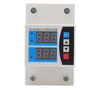 Jonlaki Protector de Sobretensión 2 Dispositivo de Reinicio Automático de Pantalla para Carril DIN 240V ~ 300V 63A Eléctrico