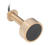 Jonlaki Sensor de Temperatura del Buscador de Peces 3 Pines 600W 50KHz 200KHz Carcasa de Bronce de Alta Sensibilidad con Cable de 10 M para una Detección Precisa de la Temperatura
