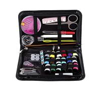 Jonlaki Set Kit de Costura Portátil con Enhebrador de Aguja, Cinta Métrica, Tijeras para Uso Doméstico y de Viaje