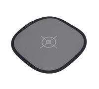 Jonlaki Tablero de Enfoque de Doble Cara, Tarjeta de Equilibrio de 18 Grises y Blancos, Plegable de Cuero PU con Bolsa de Nailon, para Ajuste del Fotómetro de Fotografía de Cámara