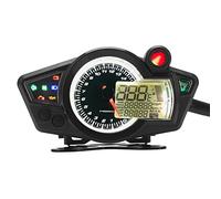 Jonlaki Tacómetro Velocímetro DC12V con Indicador Universal Retroiluminado para Motocicletas, ATV, UTV, Vehículos de 2/4 Cilindros