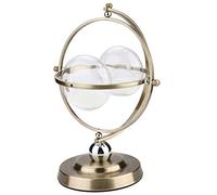 Jonlaki Temporizador de de Reloj de de Metal Vintage, Temporizador de Vidrio Grueso de 15 Minutos, Elegante Pieza Decorativa para Sala de Estar y Consultorios