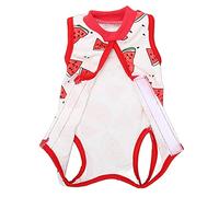 Jonlaki Traje de Recuperación para Gatos Transpirable Después de la Cirugía - Camisa de Recuperación para Gatitos Lamiendo con Apertura Conveniente para un Fácil Uso en el Baño (M)