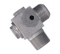 Jonlaki Válvula de Retención de Hierro Fundido, Válvula de Sellado Unidireccional, Herramienta de Conector de Tubo de 27x1,5x10mm (Una pulgada*33 * 1,5 * 10mm)