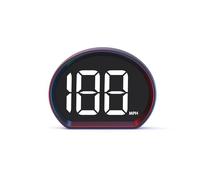 Jonlaki Velocímetro de Coche con Pantalla Frontal de 3 Pulgadas, Alimentación USB, Instalación No Destructiva Plug and Play (MPH)