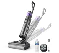 JONR ED 12 Pro MAX Aspiradora Fregona sin Cable (ED 12 Upgrade) - 17000 Pa Succión Potente, Pantalla LCD, Diseño 180°, Batería 4000 mAh (40 Min de duración), Autolimpieza 70 °C & Secado 5 Min Suelos.