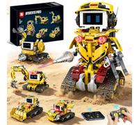 JONRRYIN Robot Teledirigido Niños, Technic Robot Programable 5 en 1