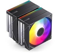 Jonsbo CB80 CPU-K?hler, Dual-Tower, 2 x 120mm, PWM, RGB - schwarz