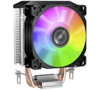 Jonsbo Compatible CR-1200E Disipador CPU | Disipador CPU air cooler con ventilador PWM silencioso, tubos de calor de cobre, compatible Intel LGA1700 y AMD AM5