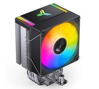 JONSBO CR1400 EVO - Enfriador de CPU ARGB Mute Series, refrigeración por aire, altura 130 mm, ventilador de 92 mm, mini enfriador de CPU, 4 tubos de calor de cobre, disipador de aire, radiador de