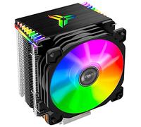 JONSBO CR1400 RGB - Enfriador de aire para CPU PWM de 92 mm con 4 tubos de calor, ventiladores extraíbles para PC fáciles de instalar, ventilador de refrigeración RGB arcoíris silencioso para Intel