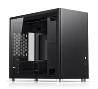 Jonsbo D30 mATX Boîtier PC pour refroidissement AIO, boîtier PC, boîtier PC Gaming PC boîtier en verre, m ATX boîtier Petit boîtier PC, boîtier PC, boîtier PC, boîtier PC Matx (Noir)