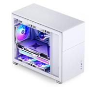 Jonsbo D31 mATX Gehäuse, Vidrio Templado, Color Blanco