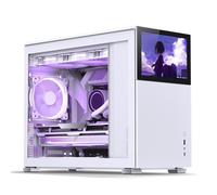 JONSBO Pantalla D31 MATX Gehäuse, Vidrio Templado - Blanco