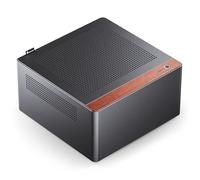 Jonsbo N10 NAS Mini-Tower - Caja compacta para placas base ITX, hasta 4 unidades SSD de 2,5", con 2 ventiladores, jaula de disco duro, diseño de aluminio, color negro