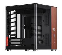 Jonsbo TK-0 Black Computer Case Nero, Legno (jonsbo TK-0 MinI-Itx Case Tempered Glass - Black)
