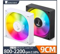 Jonsbo-ventilador de carcasa de SL-925, Enfriador de CPU de 9CM, 5V, ARGB, sincronización direccionable, RGB, 92mm, PWM, 4 pines, silencioso SL-925 ARGB White