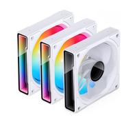 Ventilador Jonsbo ZK-120WR ARGB Reversed PWM Blanco - 120mm (3PACK)