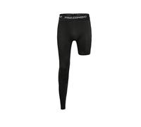 Jonscart Medias de compresión de una pierna, pantalones largos, baloncesto, deportes, capa base, ropa interior, ropa interior activa, Black-right-long, XXL