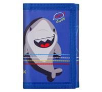 JONYEE - Cartera RFID de camuflaje de nylon con tres solapas para hombres, mini monedero de tres solapas con cremallera para niños, dibujos animados F1, S