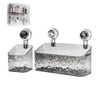JoocLA Light Luxury Style Glacier Pattern Suction Cup Shelf,2024 New Suction Shower Caddy,Shower Dispenser Soap Organizer,Dispenser Soap Organizer,Suction Cup Shower Shelves (Size : Gray Mix)