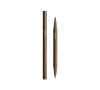 Joocyee - Double Headed Eyebrow Pencil - 0.4ml+0.4ml - 02 Dark Brown