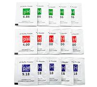 Joody 15 unidades pH Test Metro Medición Lote Solución Almohadilla Punto de calibración Mirada pH 4.00/6.86/9.18 Calibración rápida y precisa