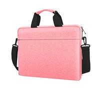 jooeer Bolsa Ordenador Portatil 15 15,6 16 Pulgadas Funda PC Impermeable para 15/16 MacBook Air Pro M2 M1 2023-2016 15,6" Chromebook Notebook, Maletín Protectora Acolchada con Asa Bandolera, Rosado