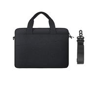 jooeer Funda Portatil 15,6 16 Pulgadas Bolsa Ordenador Impermeable para Chromebook Notebook MacBook Pro M2/M1 A2780 A2485 A2141 15,6-16", Protector PC Blanda Fina con Asa Bandolera, Negro