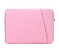 jooeer Funda Portatil 15,6 Pulgadas Bolsa Ordenador Compatible con 15,6” 16” Chromebook Notebook Computadora, Sleeve PC Acolchada Blanda con Bolsillo, Rosado