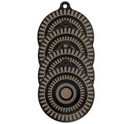 Jooehyer 4 Almohadillas Aislantes para Cocina de Inducción, Alfombrilla Protectora para Encimera, Agarradera de Silicona Antideslizante, Almohadilla Aislante del de 24 cm