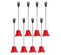 Jooehyer Agitador de Pintura de 8 Piezas para Taladro, Accesorio Mezclador de Taladro, Mezclador de Epoxi, Mezclador de Pintura de Taladro Helicoidal para la Mayoría de los Taladros