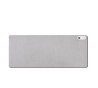 Jooehyer Alfombrilla Térmica de 80 X 33 cm, Almohadilla Calefactora para Manos, Resistente Al Agua, Grande, para Escritorio, Regalo de Invierno, Color Gris, Enchufe Europeo