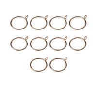 Jooehyer Anillos de Cortina Dorados con Ojales para Barra de Cortina