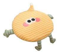 Jooehyer Cojín del Asiento Respaldo Soporte Lumbar Dormitorio Asiento Alfombrilla Silla de Oficina Cojín Decoración del Hogar Cojín Amarillo