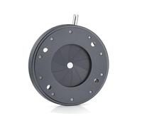 Jooehyer Diafragma de Iris Mecánico Ajustable con Apertura Manual de 1,5-17 mm Diafragma de Iris para Microscopio de Cámara Digital Iris SK17