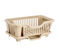 Jooehyer Estante para Secar Platos, Estante para Platos con Estante Organizador de Drenaje Automático, Estante para Platos y Juego de Escurridor para Mostrador de Cocina, Restaurante C