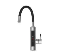 Jooehyer Grifo de Agua Sin Tanque InstantáNeo, Calentador de Agua EléCtrico, Grifo LCD Digital para Cocina, Grifo de CalefaccióN InstantáNea, Enchufe Europeo B
