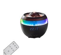 Jooehyer Humidificador Dinámico Hogar Escritorio Pantalla Digital Reloj Control Remoto Inalámbrico Esencia Aceite Aromaterapia Máquina Enchufe UE B
