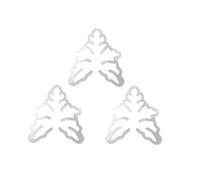 Jooehyer Juego de Abrazaderas de Bambú para Tortuga, Soporte de Plástico para Tallo Planta, Soporte para Hojas de Plantas en Forma de, Caparazón de Tortuga de Bambú, 3 Piezas B