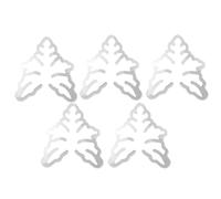 Jooehyer Juego de Abrazaderas de Bambú para Tortuga, Soporte de Plástico para Tallo Planta, Soporte para Hojas de Plantas en Forma de, Caparazón de Tortuga de Bambú, 5 Piezas B