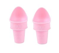 Jooehyer Juego de Herramientas para Helados y Paletas, Cuchara para Helado, Juego de Miniconos de Cuchara Reutilizables, Horneado de Galletas de Plástico de Buen Agarre A