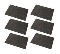 Jooehyer Juego de Manteles Individuales de 6 Manteles Individuales Lavables y Limpiables para Mesa de Cocina, Manteles Antideslizantes Resistentes Al -D