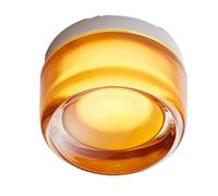 Jooehyer Lámparas de Pared LED para Dormitorio, Mesita de Noche, Interior, Exterior, Aplique Redondo LED, Accesorios de Iluminación, Luminaria de Fondo, Luz Acrílica, C