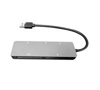 Jooehyer Lector de Tarjetas en 1 5 en 1 Tarjeta/SD/XD/CFAST/TF EstacióN de Acoplamiento para Lector de Tarjetas USB-A USB-C PortáTil MultifuncióN