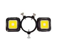 Jooehyer Linterna de Pintura en Aerosol con Luz LED, Recargable por USB, con Batería de Litio y Doble Bombilla.