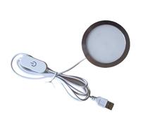 Jooehyer Luz LED Debajo del Gabinete, Vitrina, Estante, Mostrador, Iluminación Interior de Caravana, Lámpara de con Interruptor USB de 5 V, A